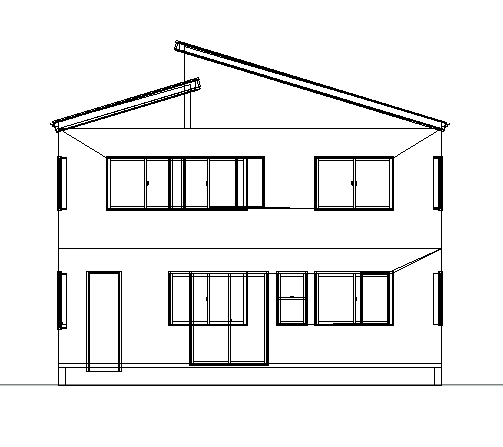 段違い片流屋根の設定 建物デザイナー オーセブンcad 段違い片流屋根の設定 建物デザイナー オーセブンcad